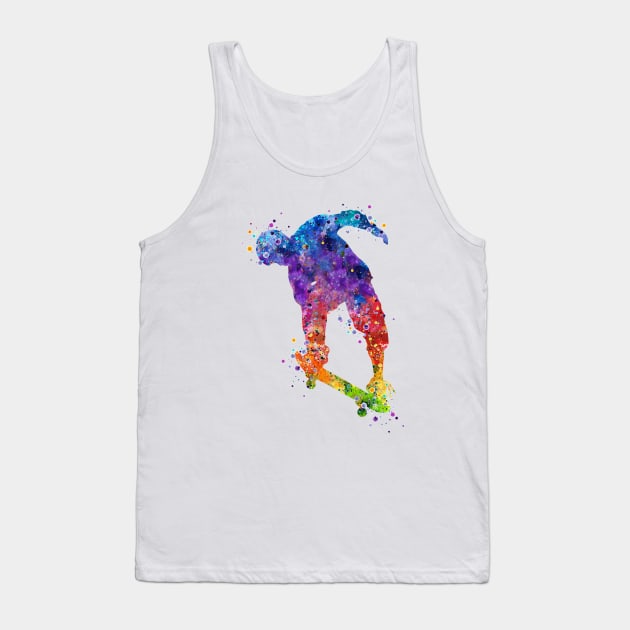 Skater Boy Nose Grab Trick Tank Top by LotusGifts